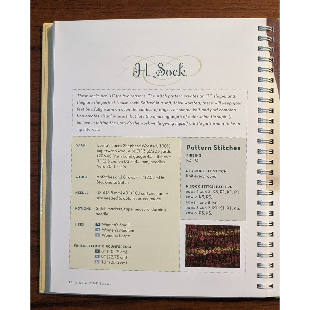 2-at-a-time Socks Knitting Pattern Book - Picture 2 of 5